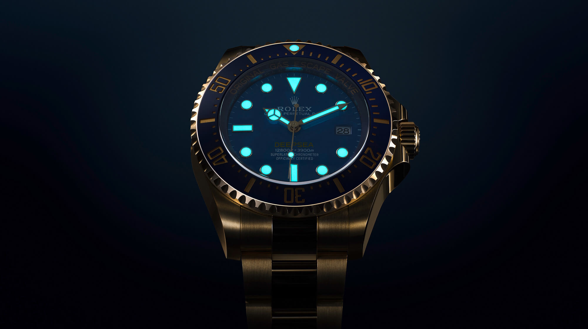 rolex new watches 2024 deepsea chromalight waiting for HD