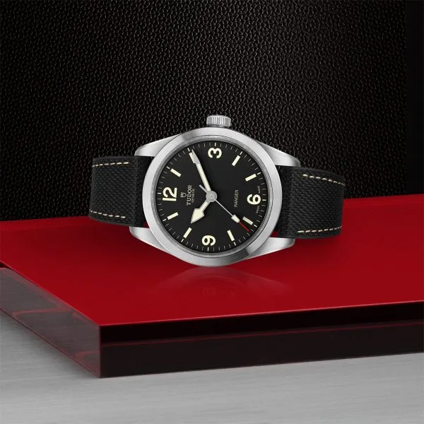 TUDOR Ranger 39MM Steel Casing On Hybrid rubber and leather bracelet - Image 5