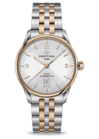 Certina Ds Powermatic 80 Silver Dial On Bracelet