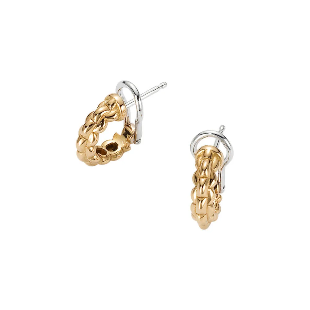 Fope Earrings 18ct yellow gold Flex'it Solo Eka earrings