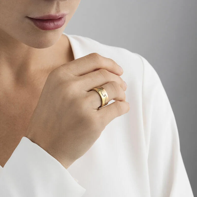 Georg Jensen 18ct yellow gold end Fusion ring - Image 3