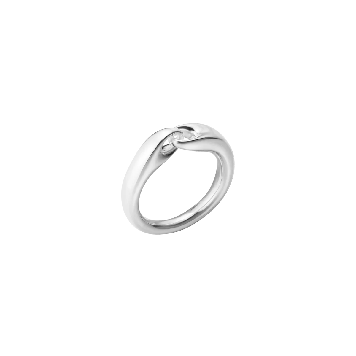 georg jensen silver reflect small link ring 200010910054