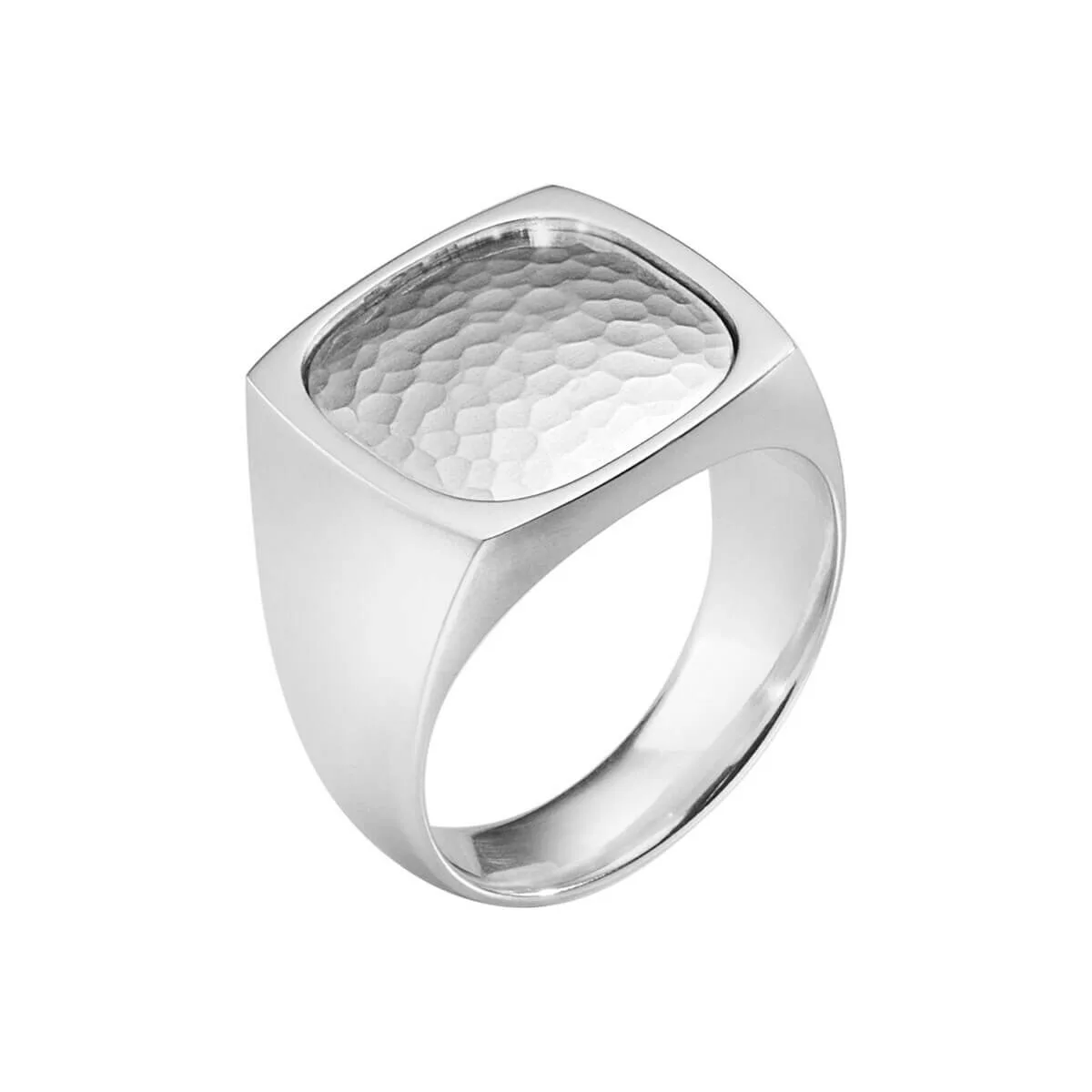 georg jensen silver smithy signet ring 3560587