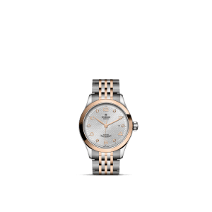 TUDOR 1926 stainless steel and Rose gold 28mm watch on bracelet