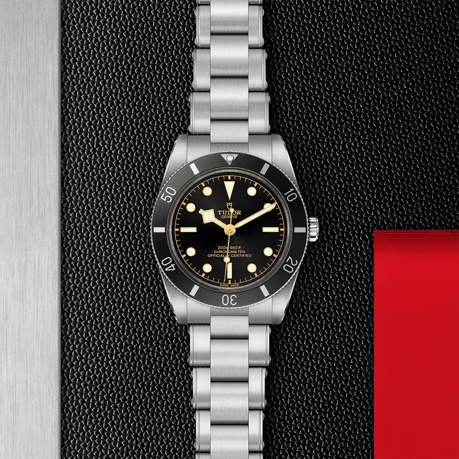 TUDOR Black Bay 54 On Steel Bracelet With Black Bezel And Dial Walker 