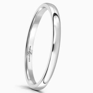 DOMED WEDDING RING