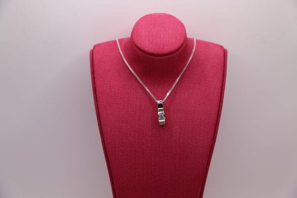 18ct Yellow And White Gold Diamond Pendant