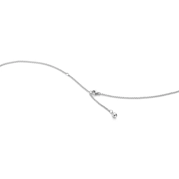 Georg Jensen silver long drop Grape pendant on chain - Image 2