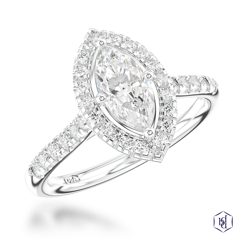 Platinum Skye Marquise 0.5ct D SI1
