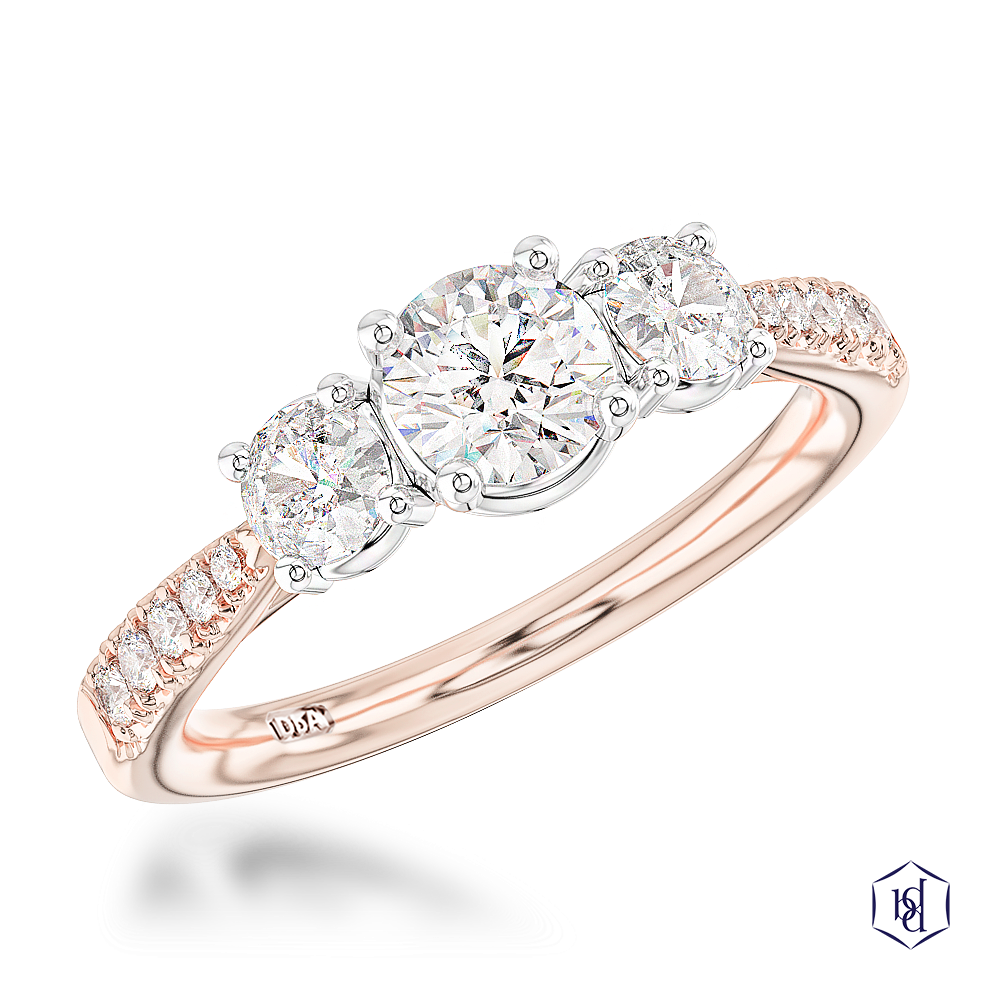Rose Gold/Platinum Skye Classic 3 0.31ct G VS2