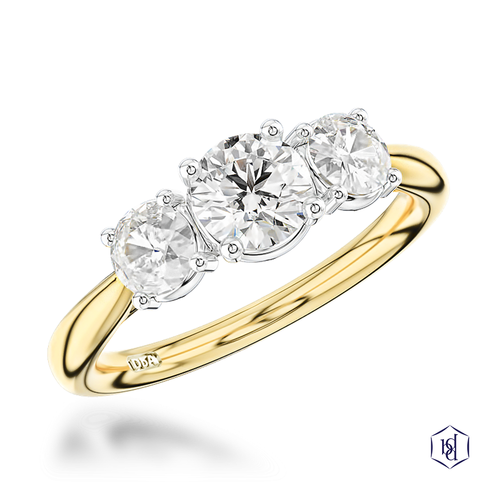 Yellow Gold/Platinum Trilogy Classic 0.5ct G VS2