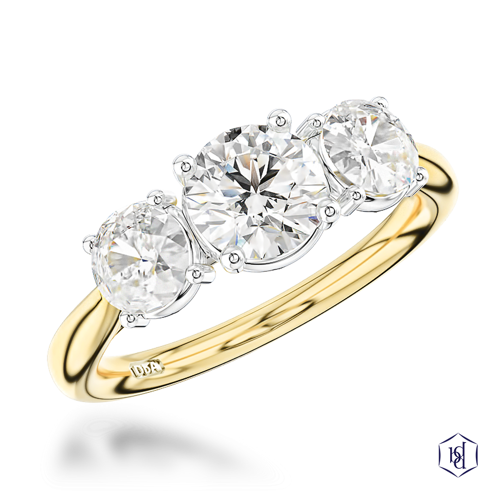 Yellow Gold/Platinum Trilogy Classic 0.7ct G SI1