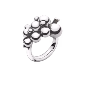 Georg Jensen silver Moonlight Grape small ring.