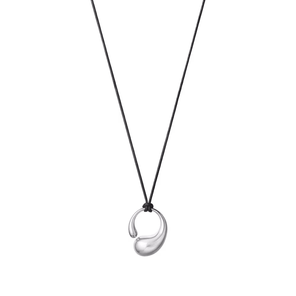 Georg Jensen  Mercy large pendant on cord.
