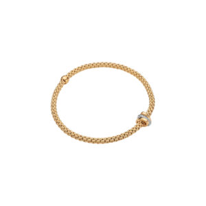 FOPE 18ct yellow and white gold Prima diamond set bracelet.