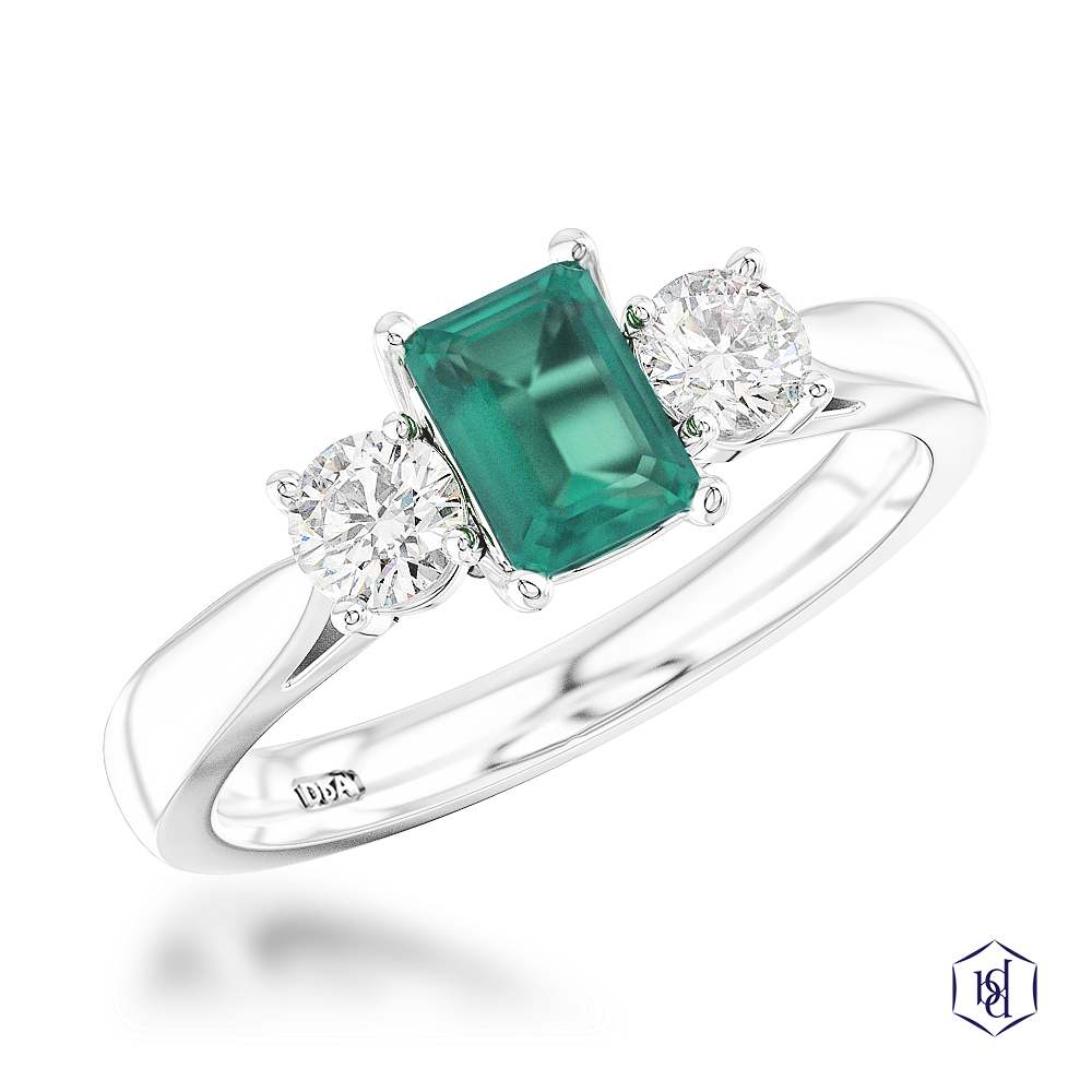 Platinum Royal Emerald 1.27ct