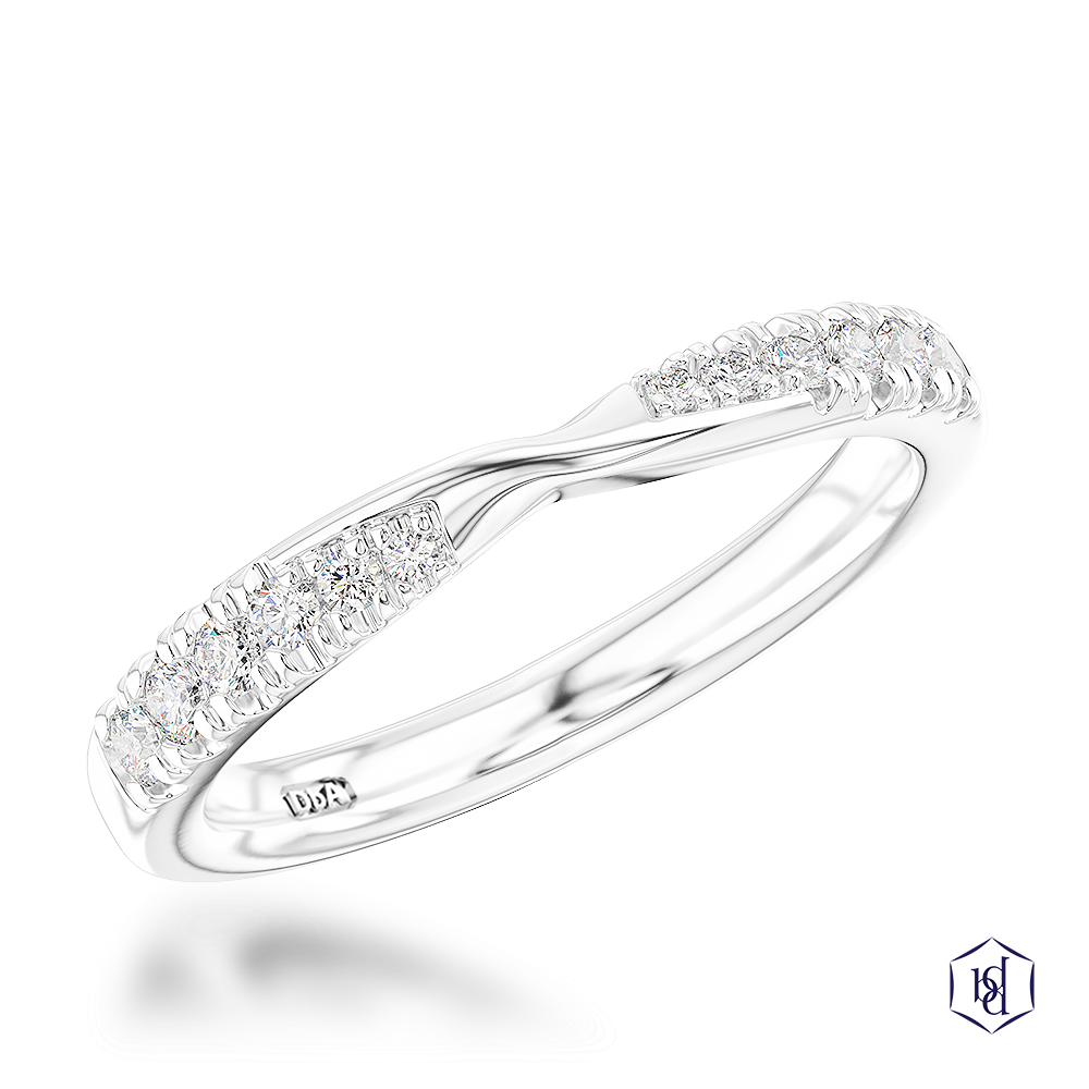 Platinum Skye Twist Eternity 0.21ct