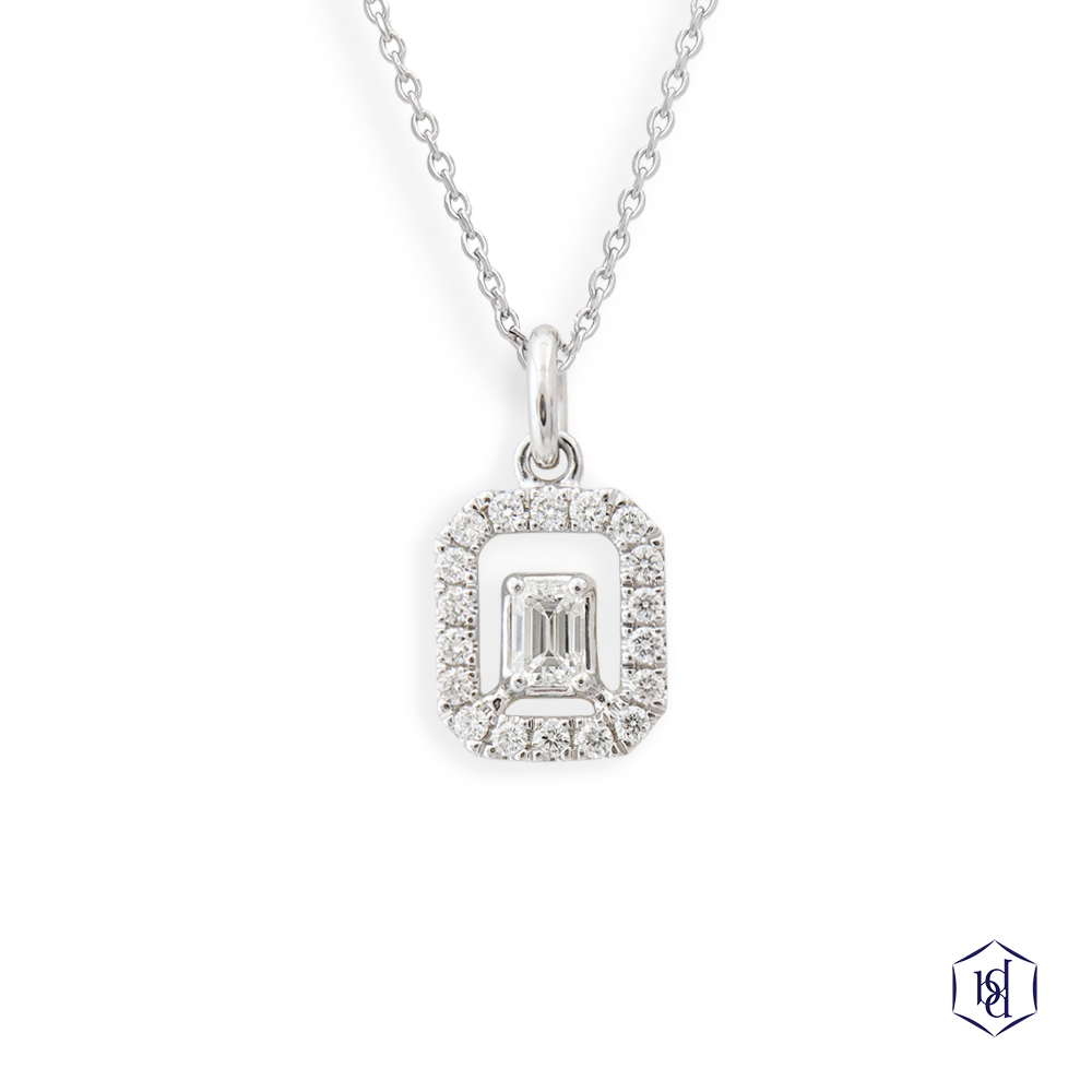 Platinum Skye Emerald Petite 0.16ct
