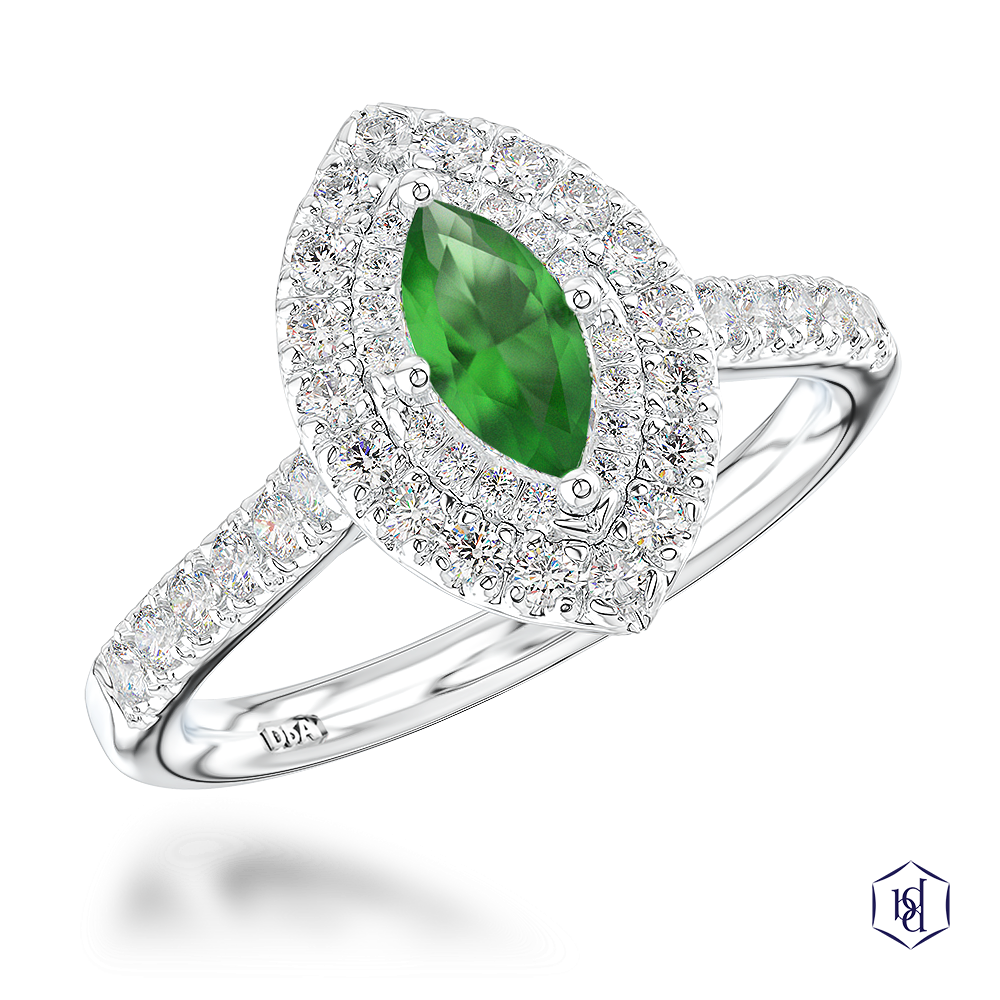 Platinum Skye Duo Marquise 0.89ct