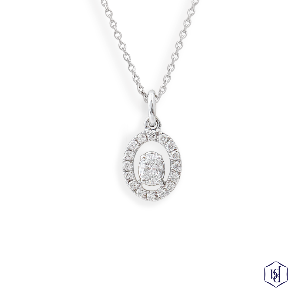 Platinum Skye Oval Petite 0.15ct
