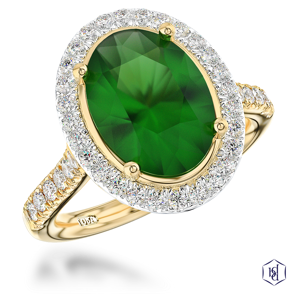 Yellow Gold/Platinum Skye Oval 1.78ct