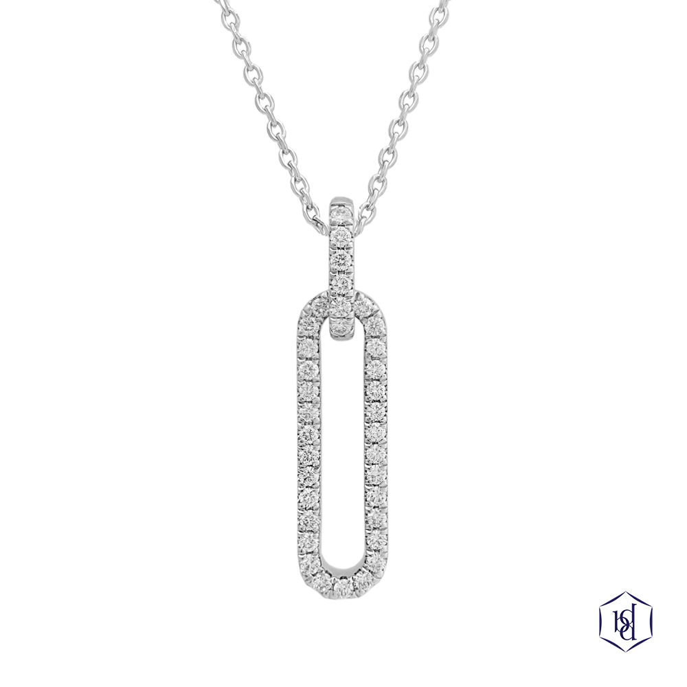 White Gold Love Links 0.37ct
