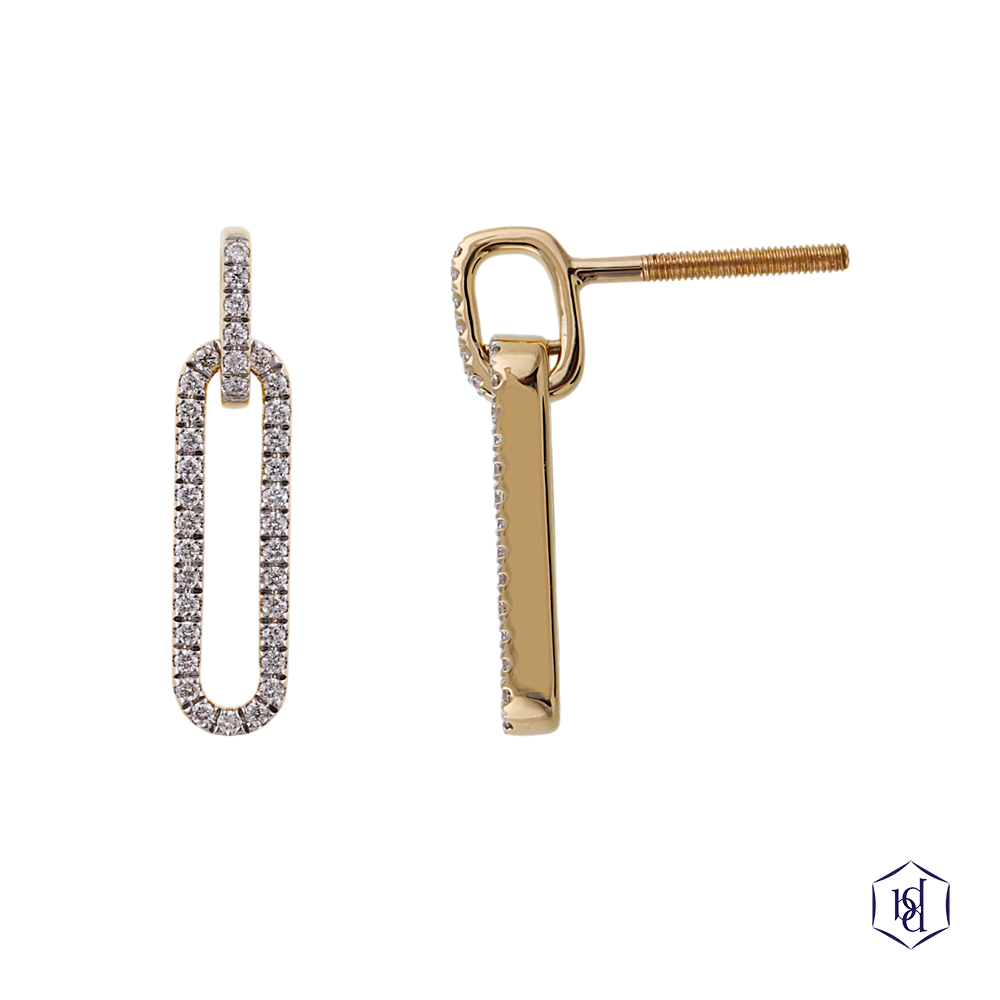 Yellow Gold Love Links 0.23ct