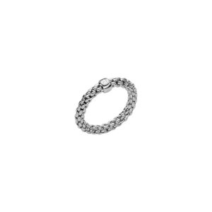 Fope Essential 18ct white gold Flex'it ring
