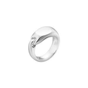 Georg Jensen Reflect silver signet ring size 60
