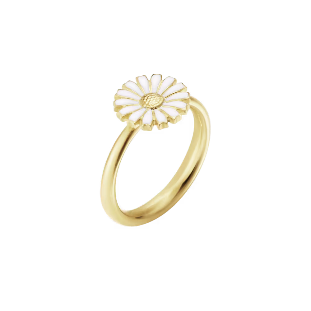 Georg Jensen Daisy gold ring size 54